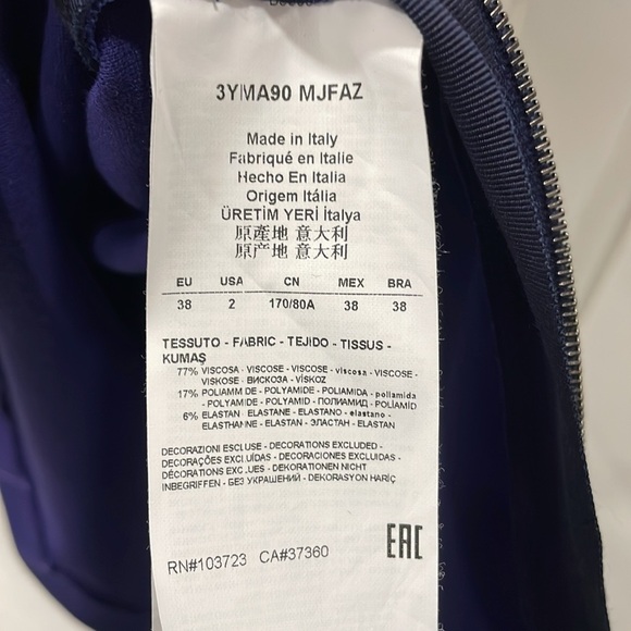 Armani Collezioni Milano Zip Dress - Picture 9 of 16